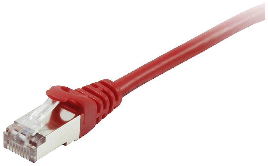 Equip Patchkabel Cat6 S/FTP 2xRJ45 5.00m rot LSZH Polybeutel - 605524