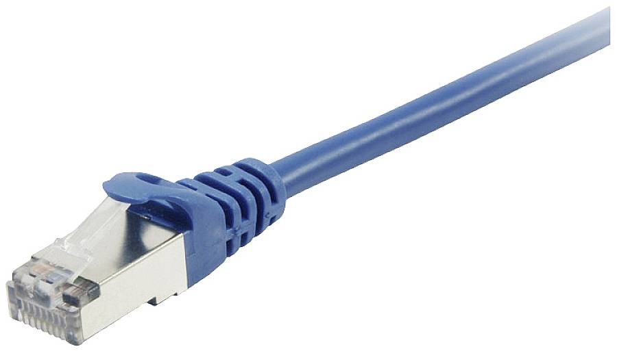 Equip Patchkabel Cat6 S/FTP 2xRJ45 0.50m blau LSZH Polybeutel - 605537