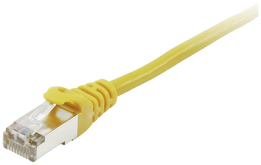 4015867107393 - 605564 RJ45 Netzwerkkabel Patchkabel cat 6 s ftp 500 m Gelb vergoldete Steckkontakte 1 St - Equip