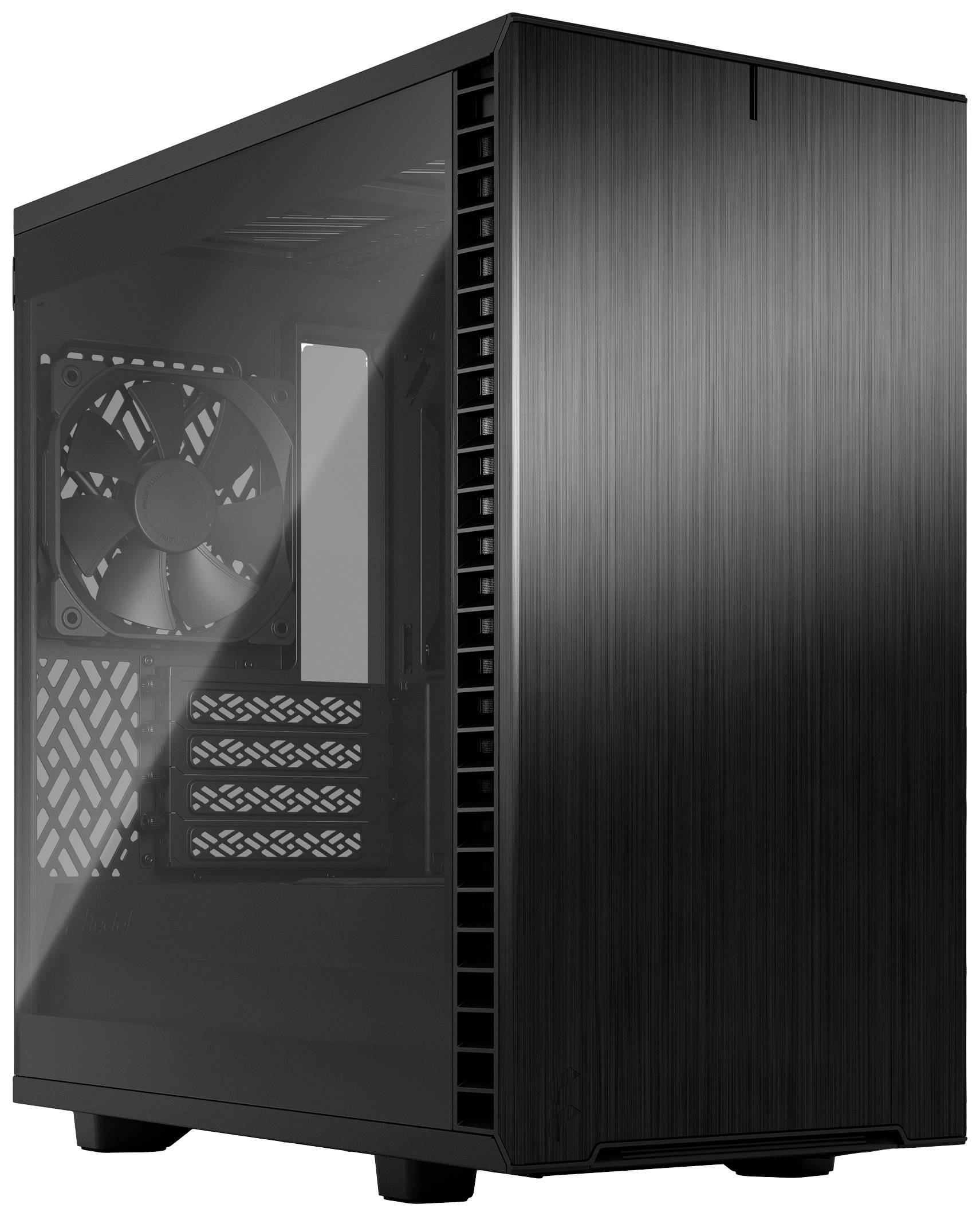 7340172702825 - Define 7 Mini - Tower - micro ATX - Seitenteil mit Fenster (gehärtetes Glas) - keine Spannungsversorgung (ATX) - Schwarz