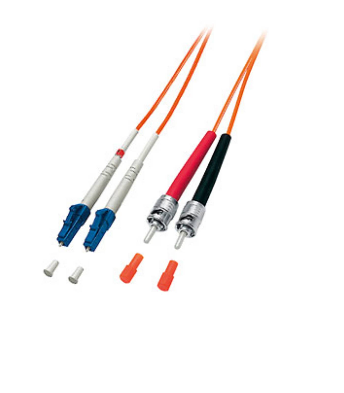 Equip LWL Patchkabel LC->ST 5.00m Multimode Duplex OM2 or Polybeutel - 254215