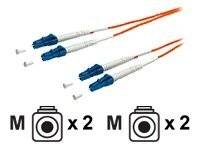 Equip LWL Patchkabel LC->LC 5.00m Multimode Duplex OM2 or Polybeutel - 254415