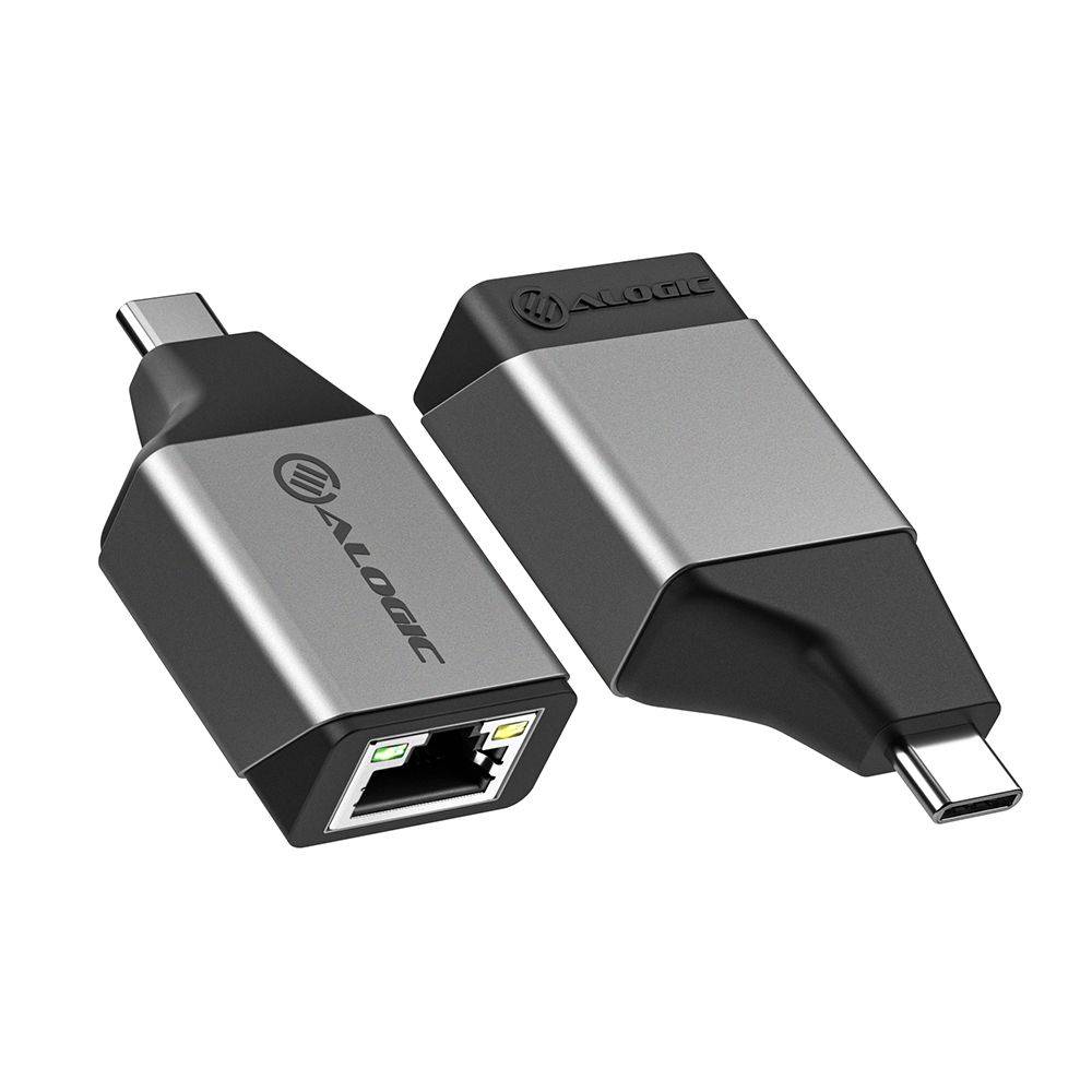 Alogic Adapter USB-C Ultra Mini -> RJ45 Ethernet grau - ULCGEMN-SGR