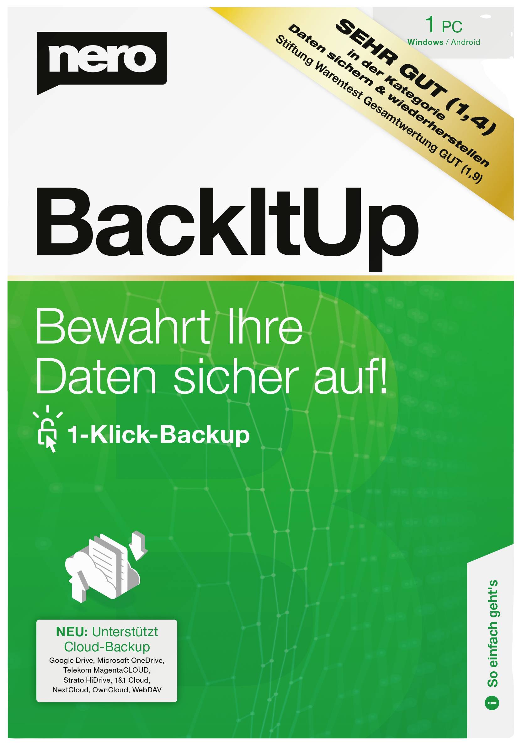 Nero BackItUp (Box) - EMEA-11460000/1547