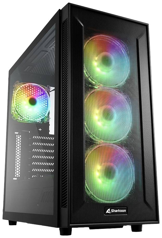 Sharkoon Gehäuse TG6M RGB ATX 1xGlas schwarz - 4044951032136