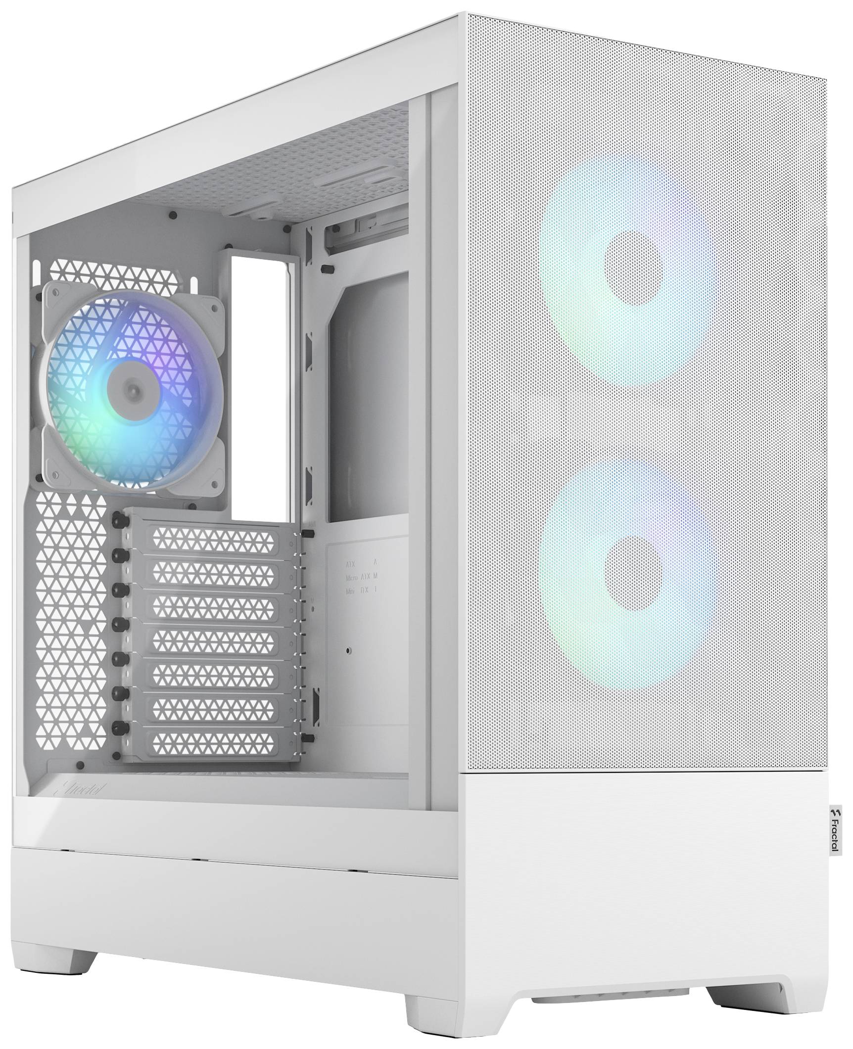 FRACTAL DESIGN Geh Pop Air RGB White TG Clear Tint - FD-C-POR1A-01