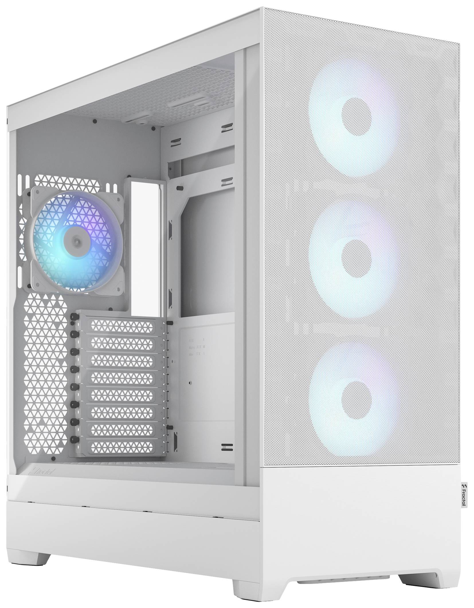 FRACTAL DESIGN Geh Pop XL Air RGB White TG Clear Tint - FD-C-POR1X-01