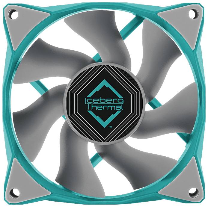 ICEBERG THERMAL IceGALE Xtra - 80mm Teal - ICEGALE08D-A0A