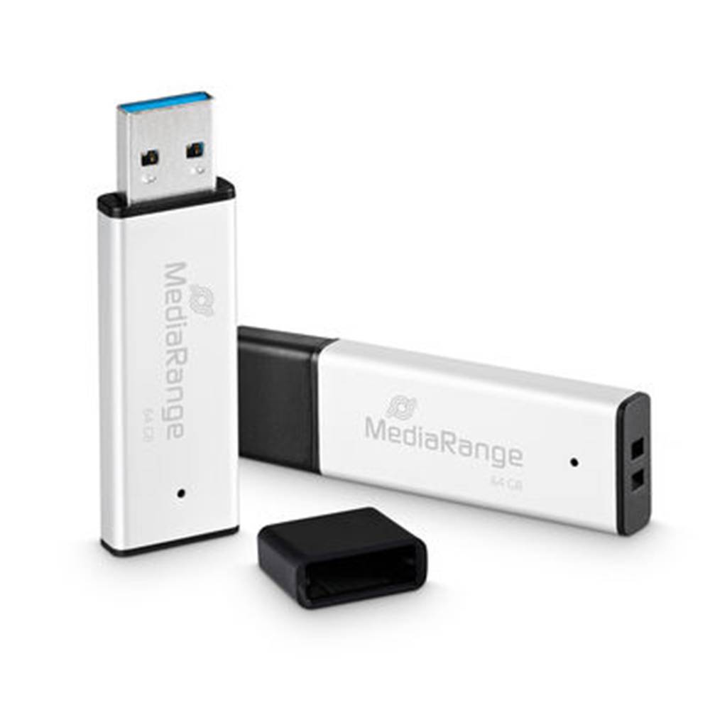 MediaRange USB-Stick USB 3.0 high performance 64GB alu - MR1901