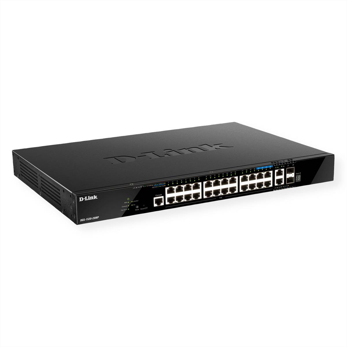 0790069454776 - D-Link DGS 1520-28MP - Switch - 28 Anschlüsse - Smart - an Rack montierbar