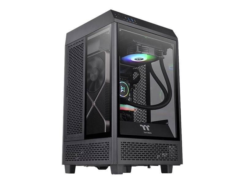 Geh Thermaltake The Tower 100 Mini Tower Black retail - CA-1R3-00S1WN-00