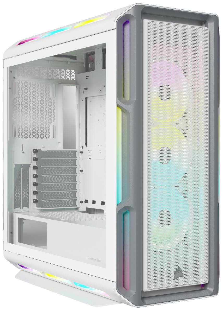 CORSAIR Geh iCUE 5000T RGB (Tempered Glass) White - CC-9011231-WW