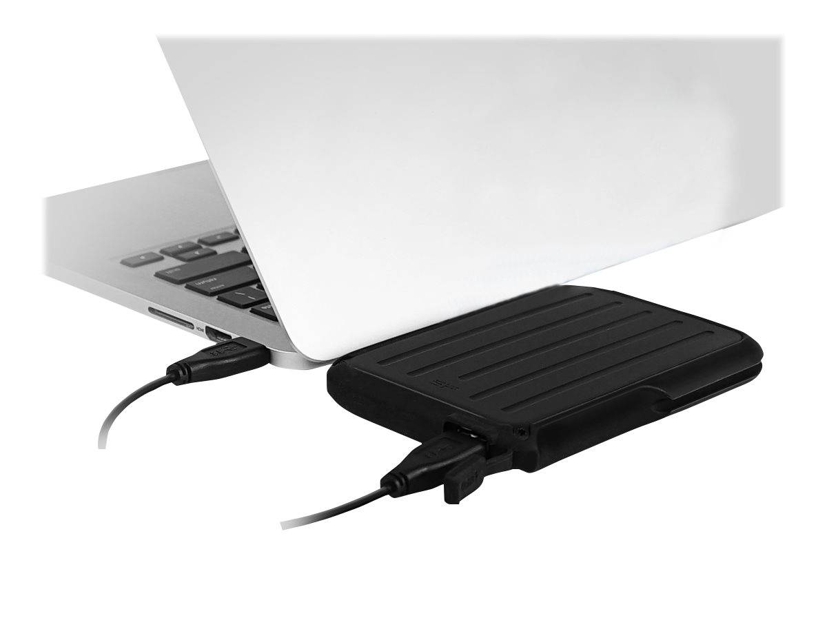 Silicon Power 6.3cm (2.5) 2TB USB3.2 A66 Shockproof Black - SP020TBPHD66SS3K