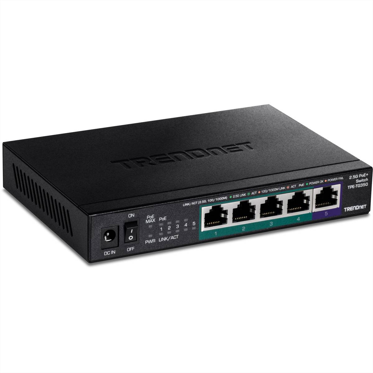 TrendNet TPE-TG350, Switche, TRENDnet 5-Port Unmanaged  (BILD1)