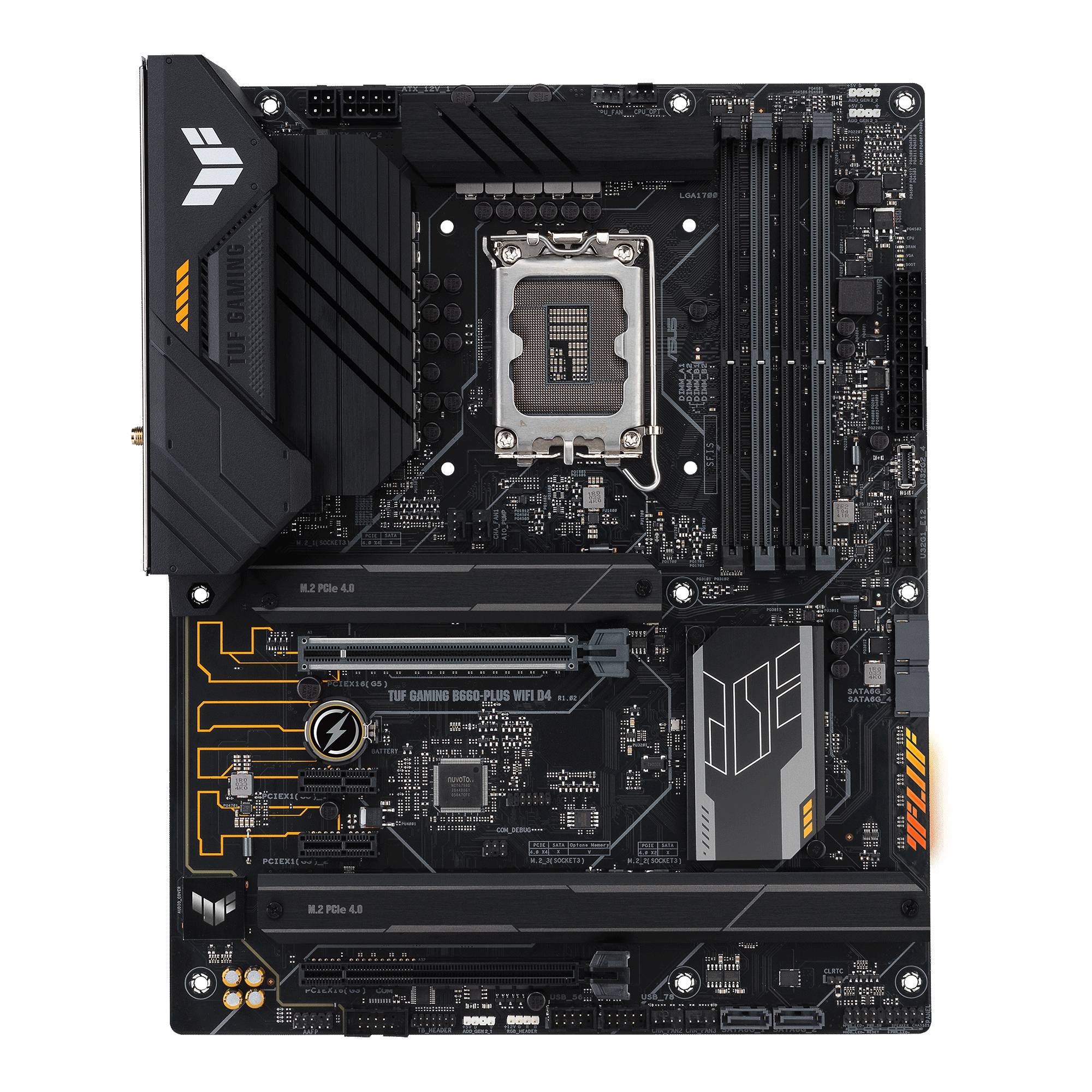 MB ASUS TUF GAMING B660-PLUS WIFI D4 (Intel,1700,DDR4,ATX) - 90MB1920-M1EAY0