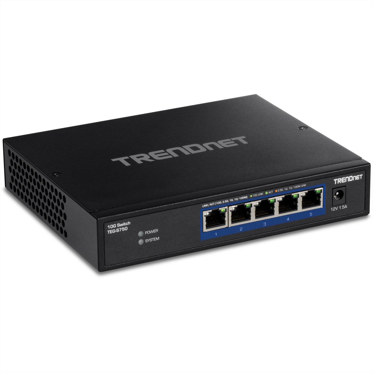 TRENDnet 5-Port 10G Switch - TEG-S750