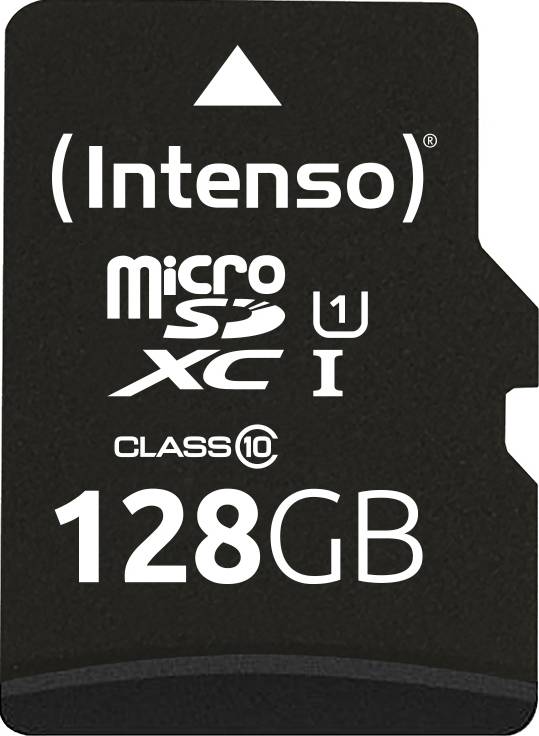 SD MicroSD Card 128GB Intenso SD-HC UHS-I inkl. SD- Adapter retail - 3424491