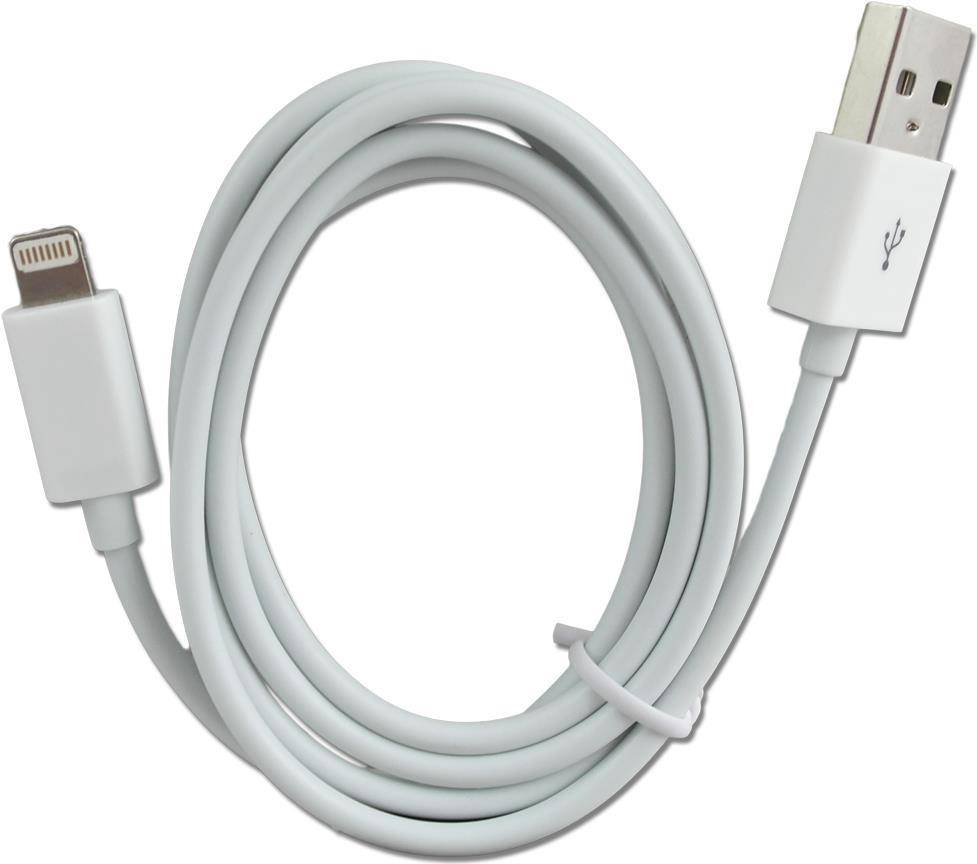 2GO USB Lade-/Datenkabel Lightning 1m weiß - 794888