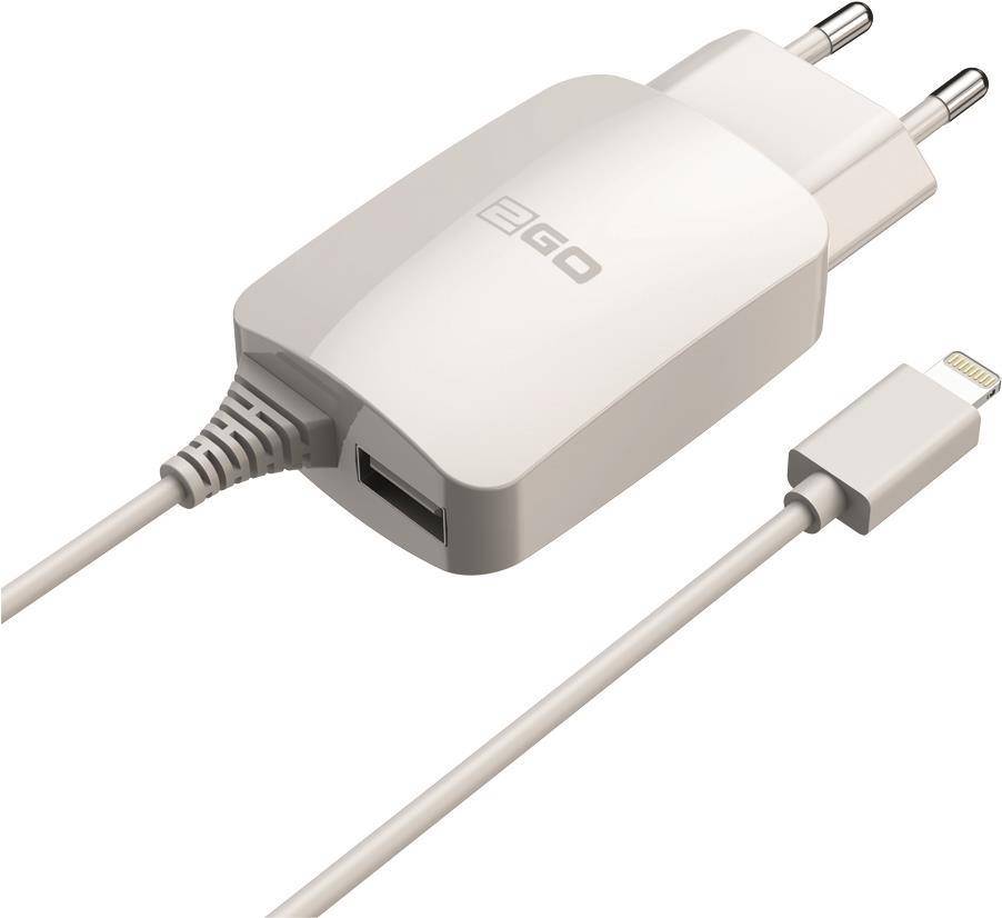 4010425971669 - Ladegerät 12W Lightning + 1x USB Kabel 14m  weiß