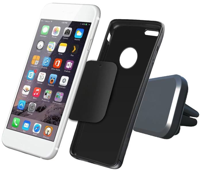 2GO Universal Smartphone-Magnet-Halter AIRMAG f. Lüftungssch