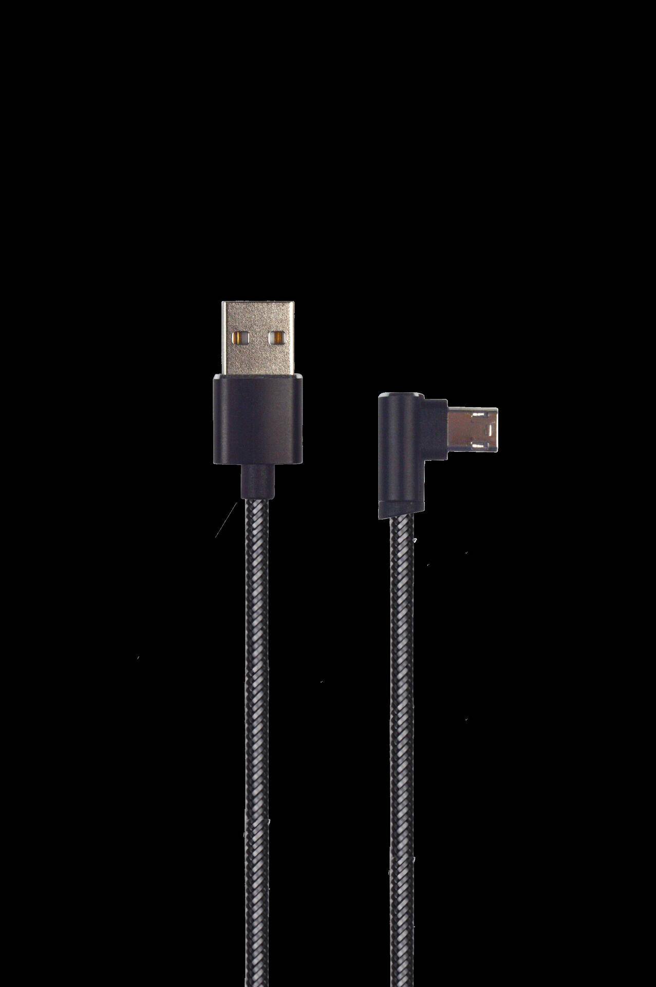 2GO USB Lade-/Datenkabel Deluxe für Micro-USB 1m sw - 797005