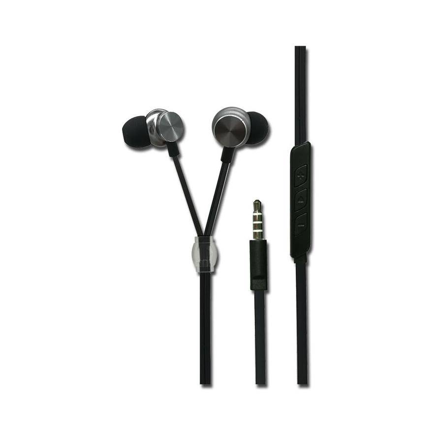 4010425944762 - In-Ear Stereo-Headset Luxury Zipper-Style  anthrazit