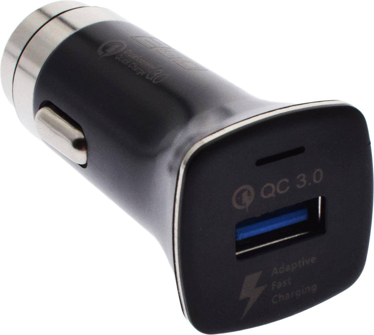 2GO USB KFZ-Schnell-Ladegerät 3100mA USB-A QC 3.0 schwarz