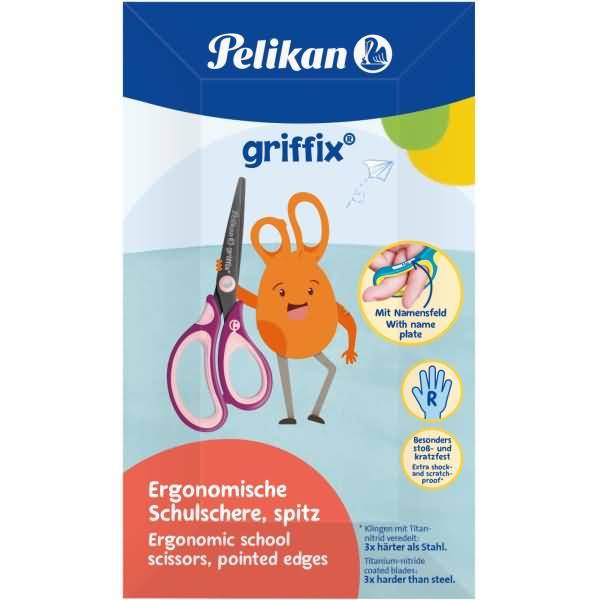 Pelikan griffix Schulschere spitz Rechtshänder SweetBerry - 820585