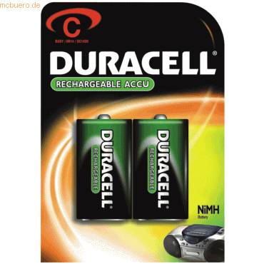 Duracell Akku Rechargeable Baby - C 3000mAh 2St. - 055988