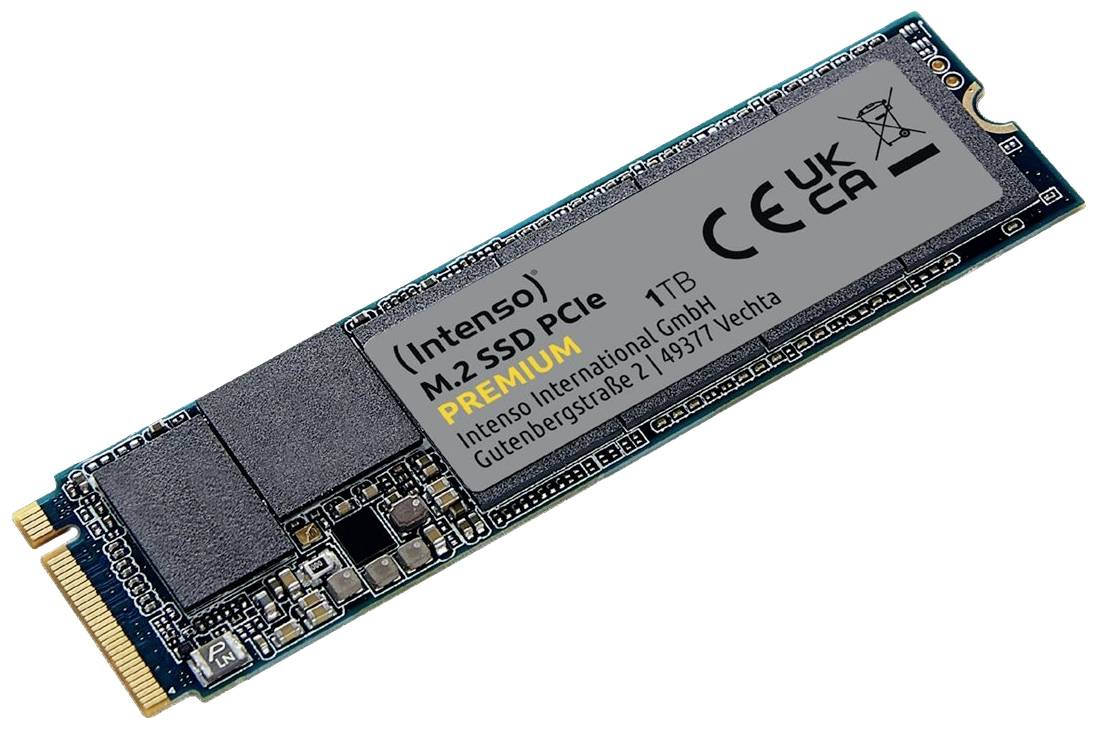 Intenso M.2 SSD PCIe Premium 1TB Gen.3x4 NVME 1.3 retail - 3835460