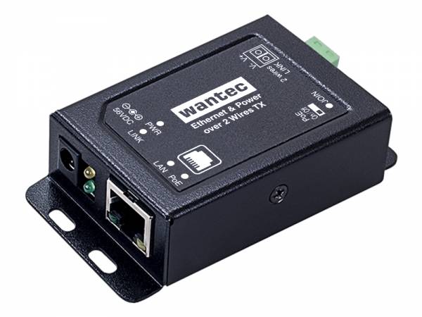 Wantec 2wIP E Adapter PoE-Schraubklemme-Client/Empfänger 1 - 5722