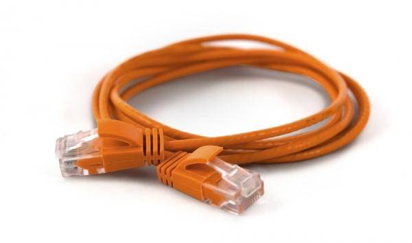 Wantec Patchkabel UTP CAT6a d=2,8mm 0,20m orange - 7254