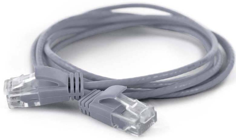 Wantec Patchkabel UTP CAT6a d=2,8mm 0,20m grau - 7296