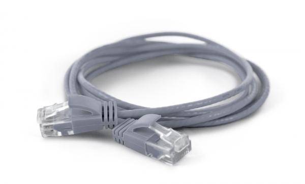 Wantec Patchkabel UTP CAT6a d=2,8mm 0,50m grau - 7298