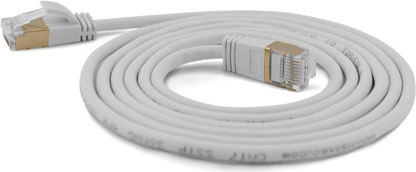 Wantec Patchkabel SSTP CAT7 Ste. CAT6a d=4mm 3,00m grau - 7190