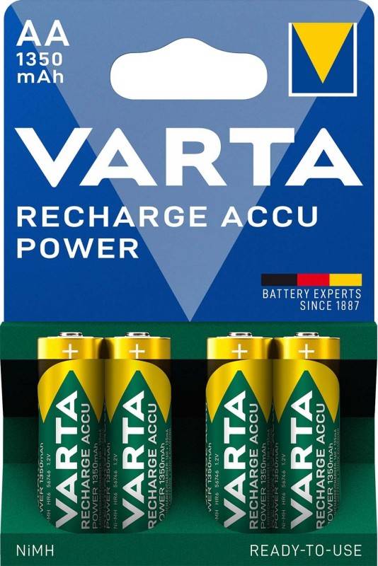 Varta Akku RECHARGE Power    AA  HR6  1350mAh           4St.