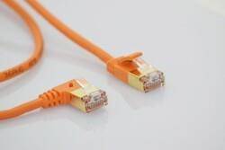 Wantec Patchkabel SSTP CAT7 Ste.CAT6a d=4mm up 90+180° 3m gr - 7574