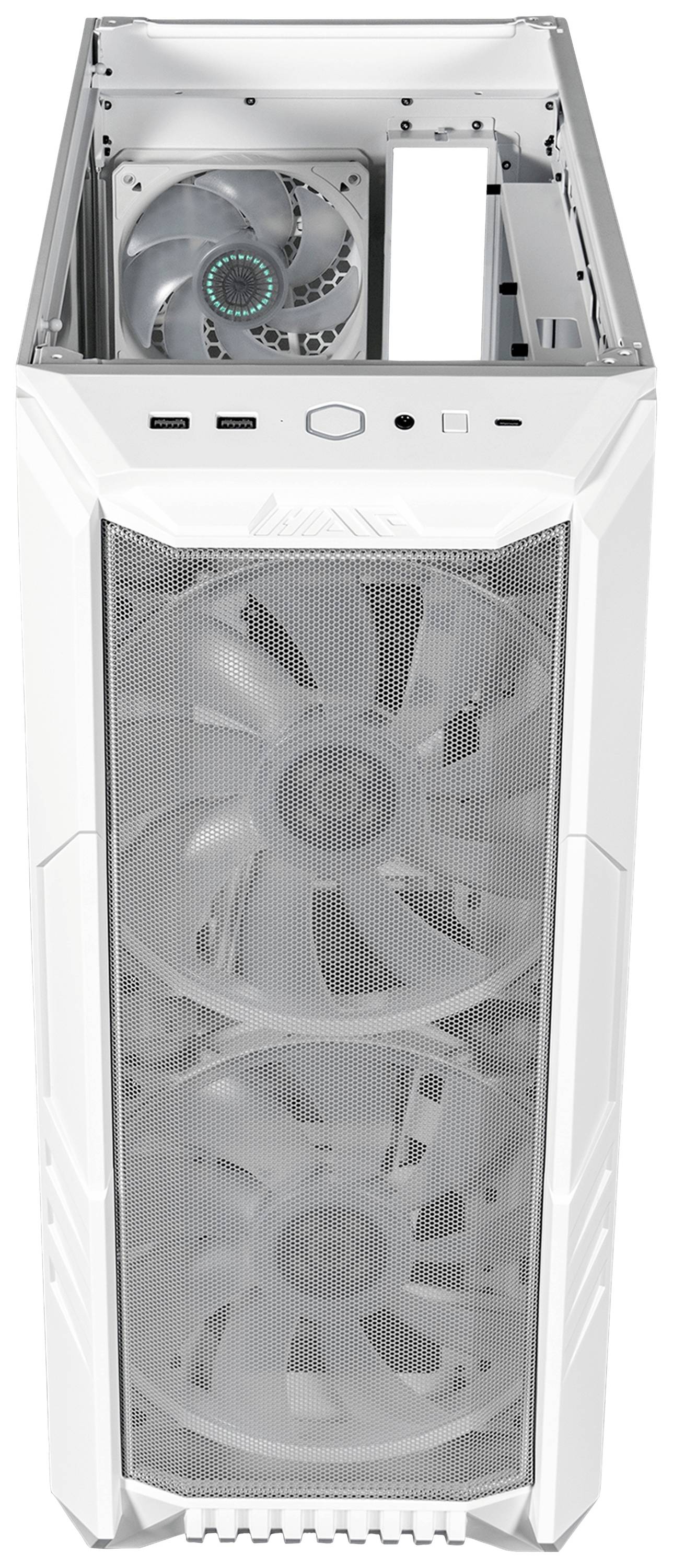 CoolerMaster Geh HAF 500 White (White/TG) - H500-WGNN-S00