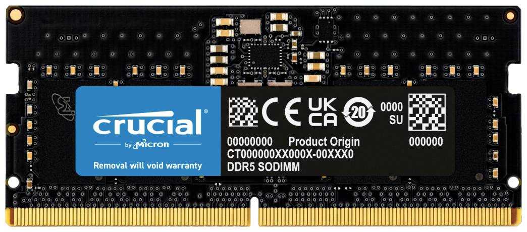 SO DDR5  8GB PC 4800 CL40  Crucial Value 1,1V retail