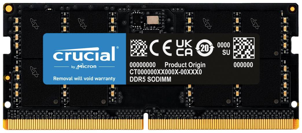 SO DDR5 32GB PC 4800 CL40 Crucial Value 1,1V retail - CT32G48C40S5