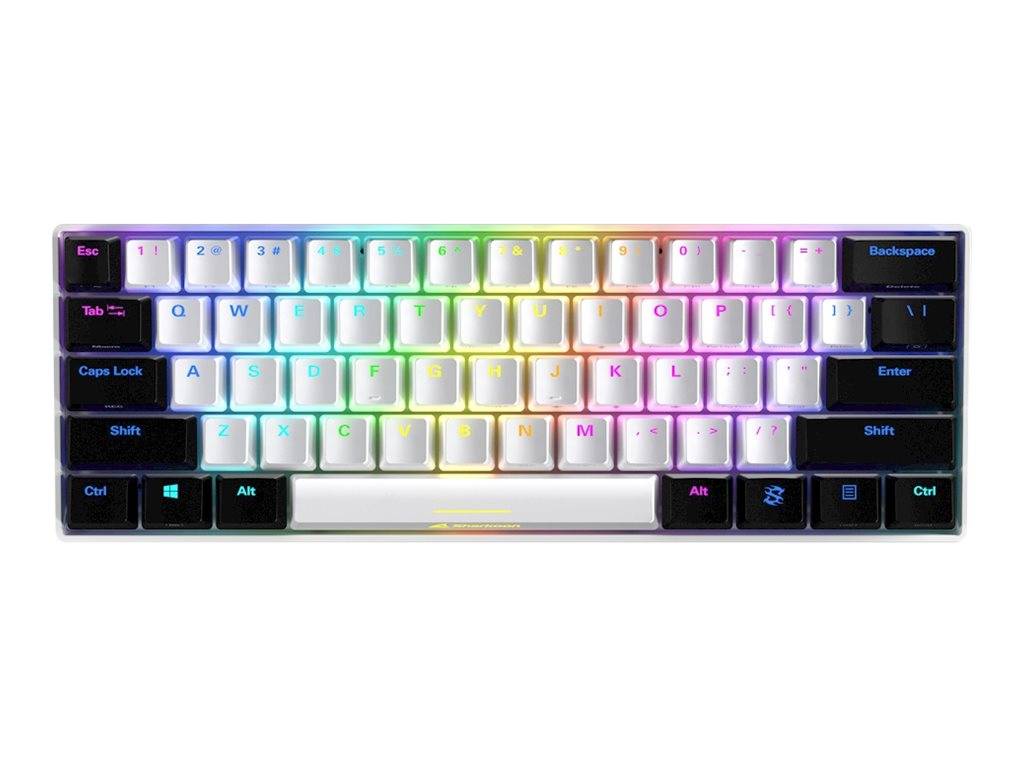 Sharkoon Gaming Tastatur Skiller SGK50S4 weiß-blau - 4044951033805