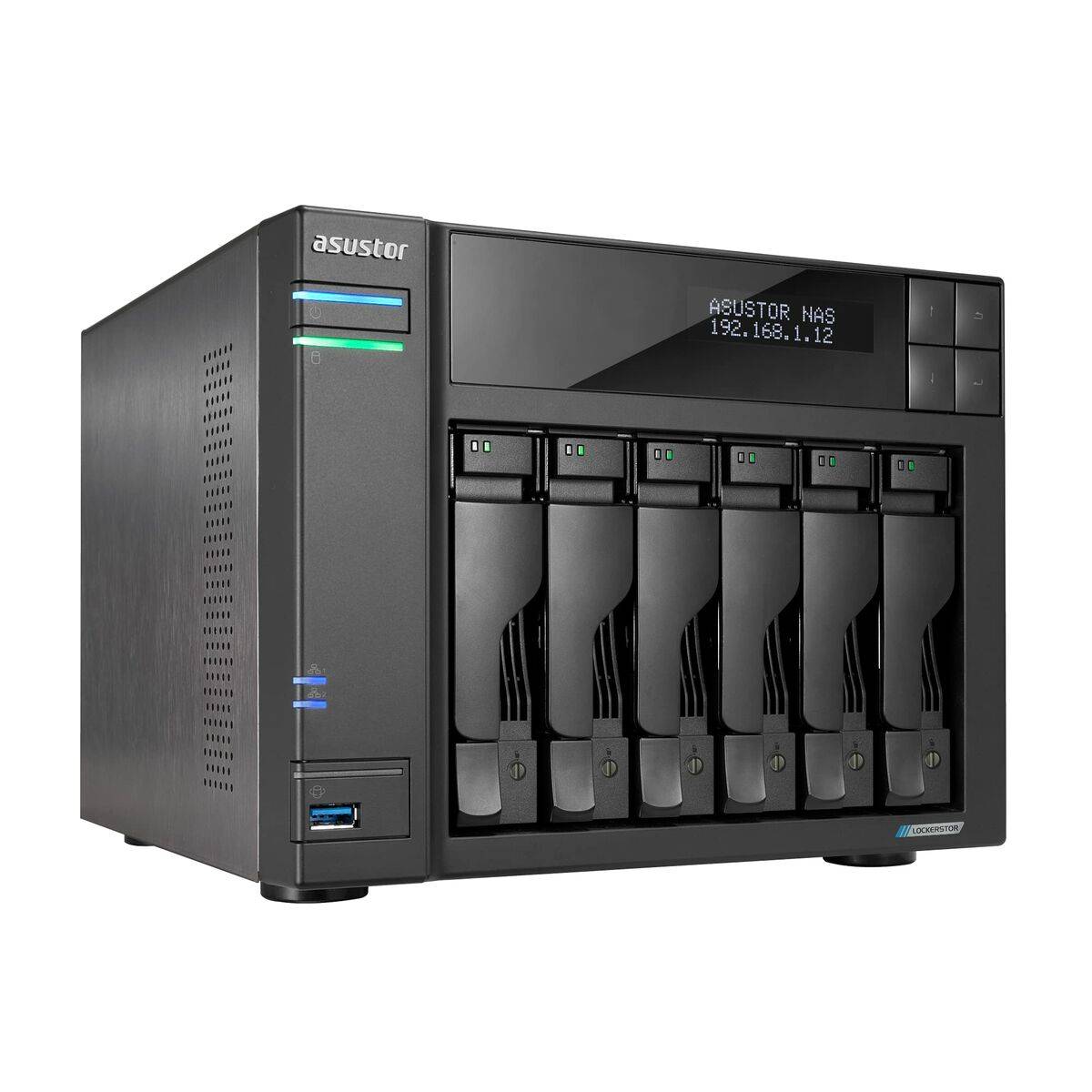 ASUSTOR Lockerstor NAS AS6706T 6-Bay - 90-AS6706T00-ME30