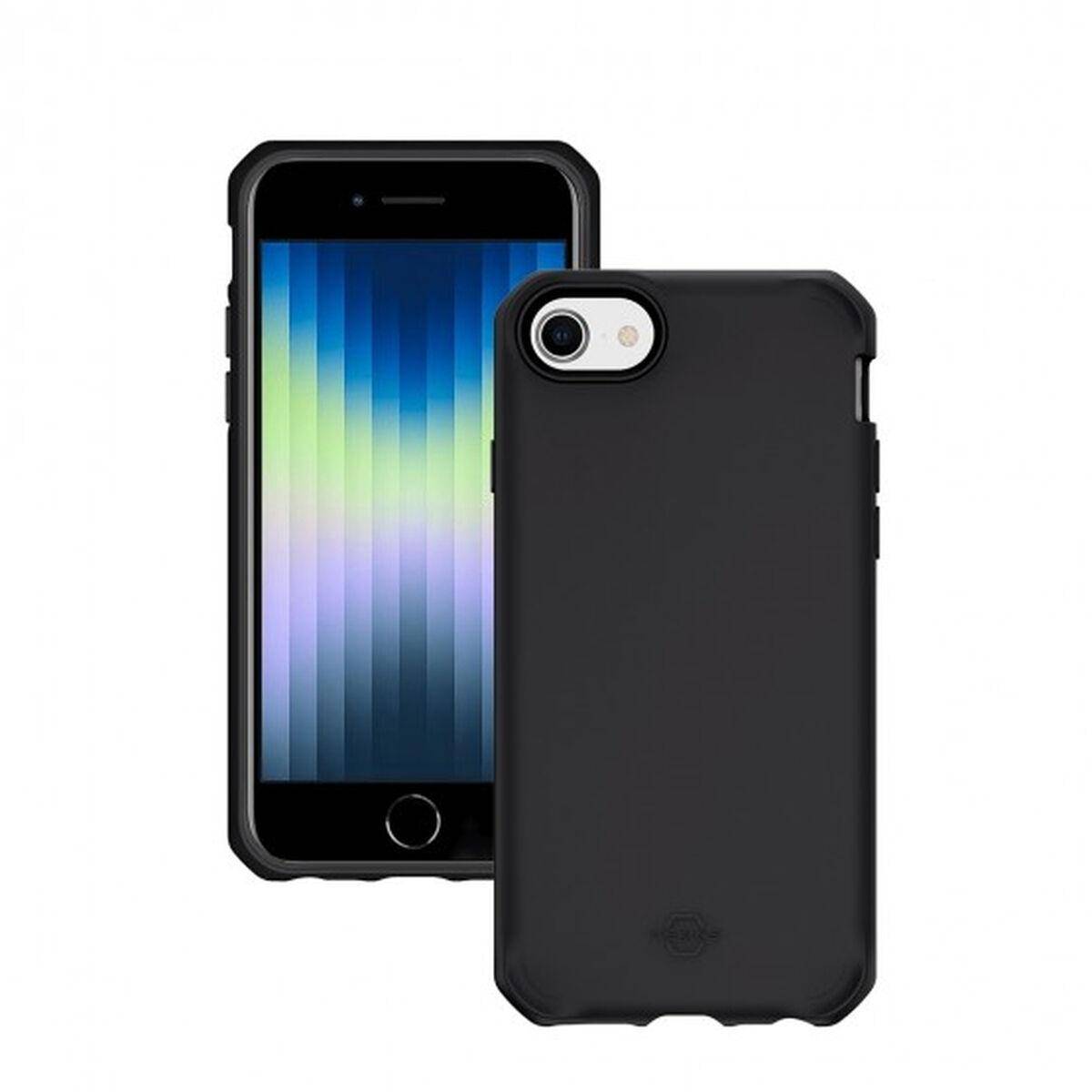 Mobilis SPECTRUM Case solid black mat-iPhone SE/Soft bag - 066023