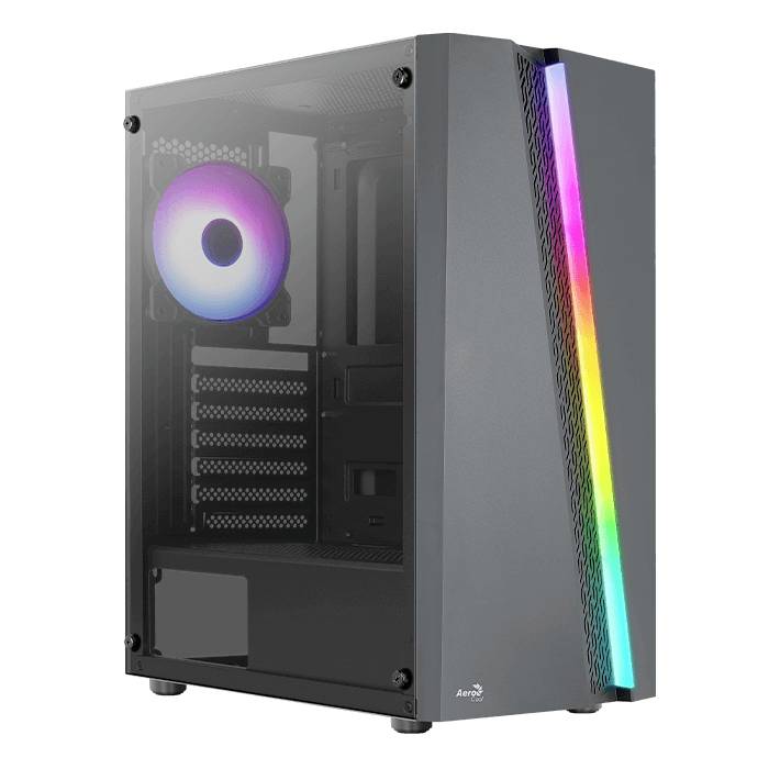 AeroCool Geh Midi Blade Black RGB MicroATX/ATX/Mini-ITX - ACCM-PV46043.11