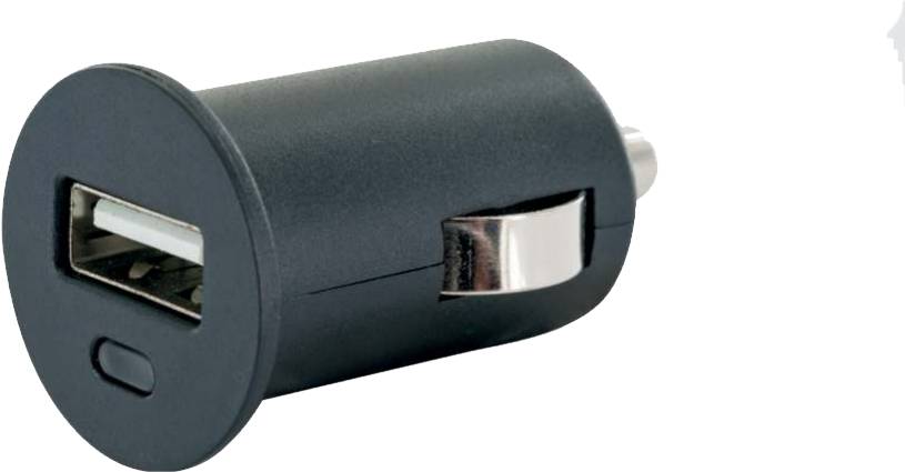 Schwaiger 12V Ladeadapter 1x USB 2.4A schwarz