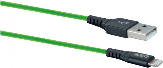 Schwaiger USB-Kabel 2.0 St. A->Apple Lightning 1,20m grün - LPRO420501