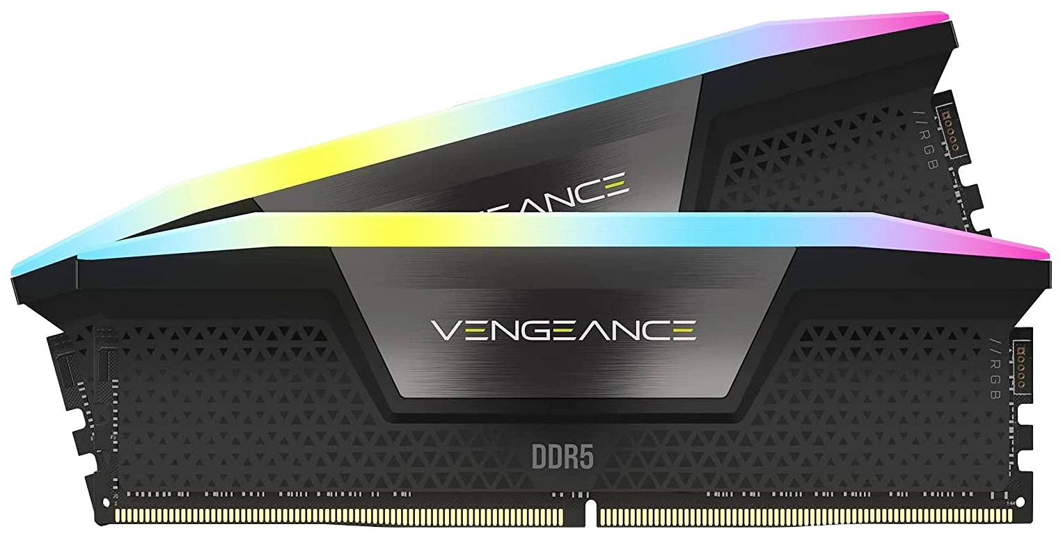 DDR5 32GB PC 5200 CL40 CORSAIR KIT (2x16GB) VENGEANCE RGB B retail - CMH32GX5M2B5200C40