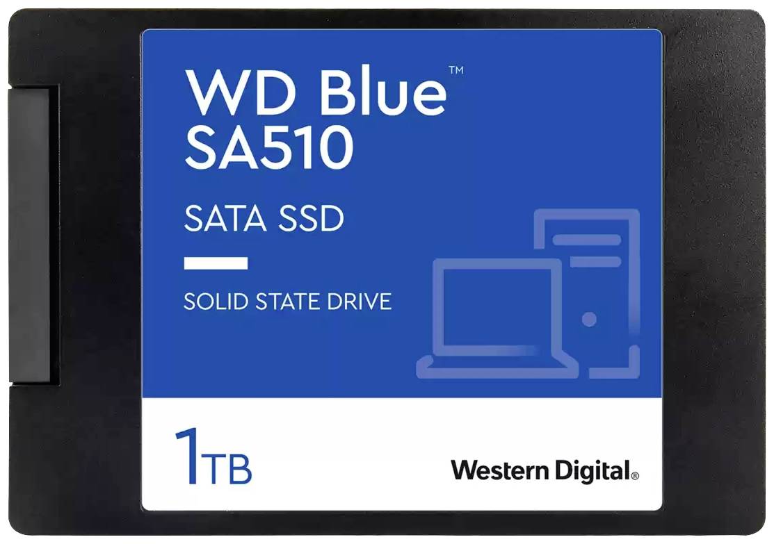 SSD WD Blue 2,5 (6.4cm) 1TB SATA3 SA510 7mm intern - WDS100T3B0A