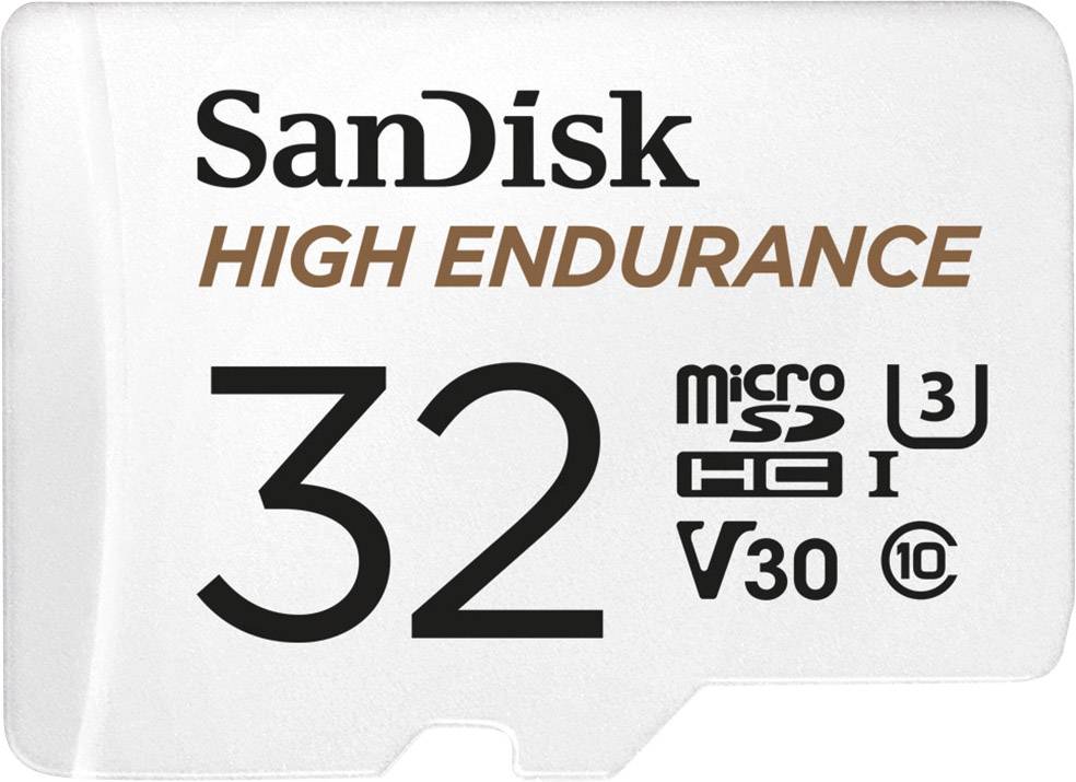 SD MicroSD Card 32GB SanDisk High Endurance SDHC - SDSQQNR-032G-GN6IA