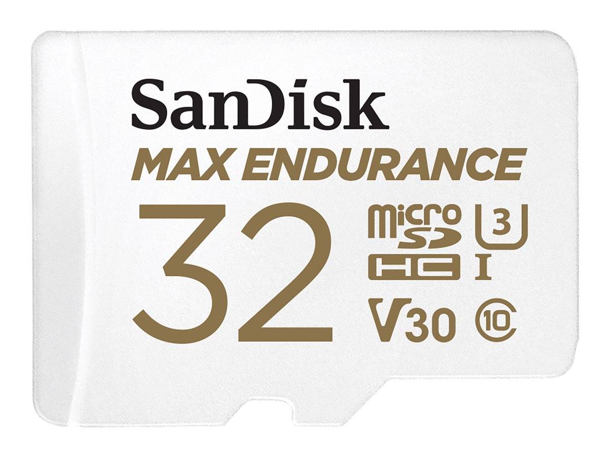 SD MicroSD Card 32GB SanDisk Max Endurance inkl. Adapter - SDSQQVR-032G-GN6IA